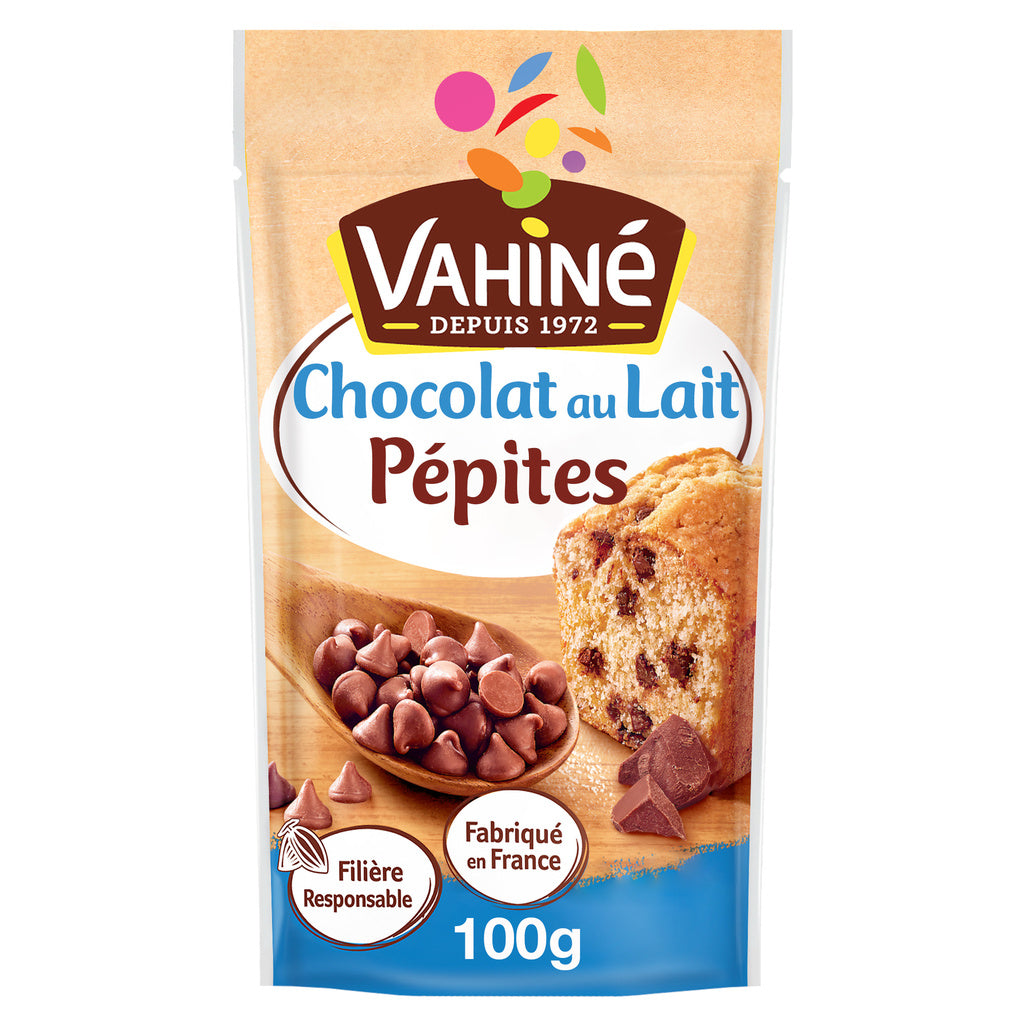 Pépites Chocolat au Lait 100g VAHINE