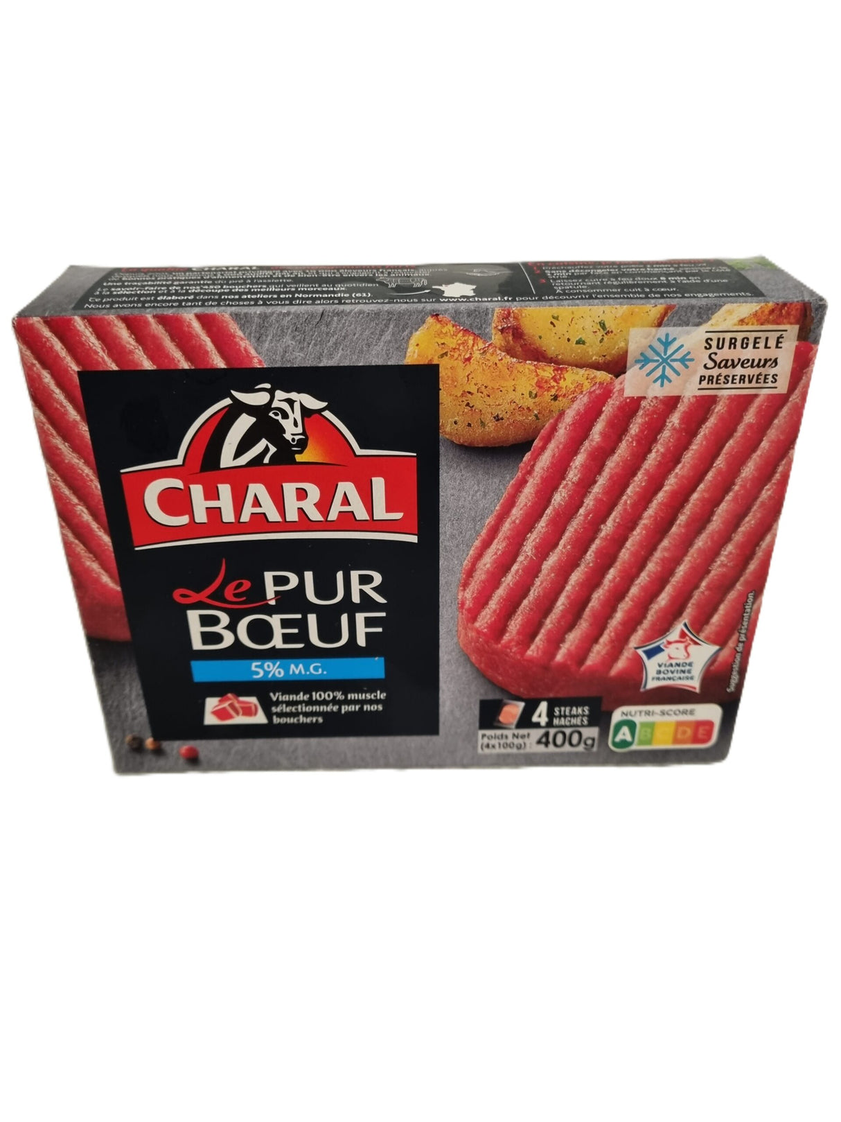 CHARAL PUR BOEUF 4X100G