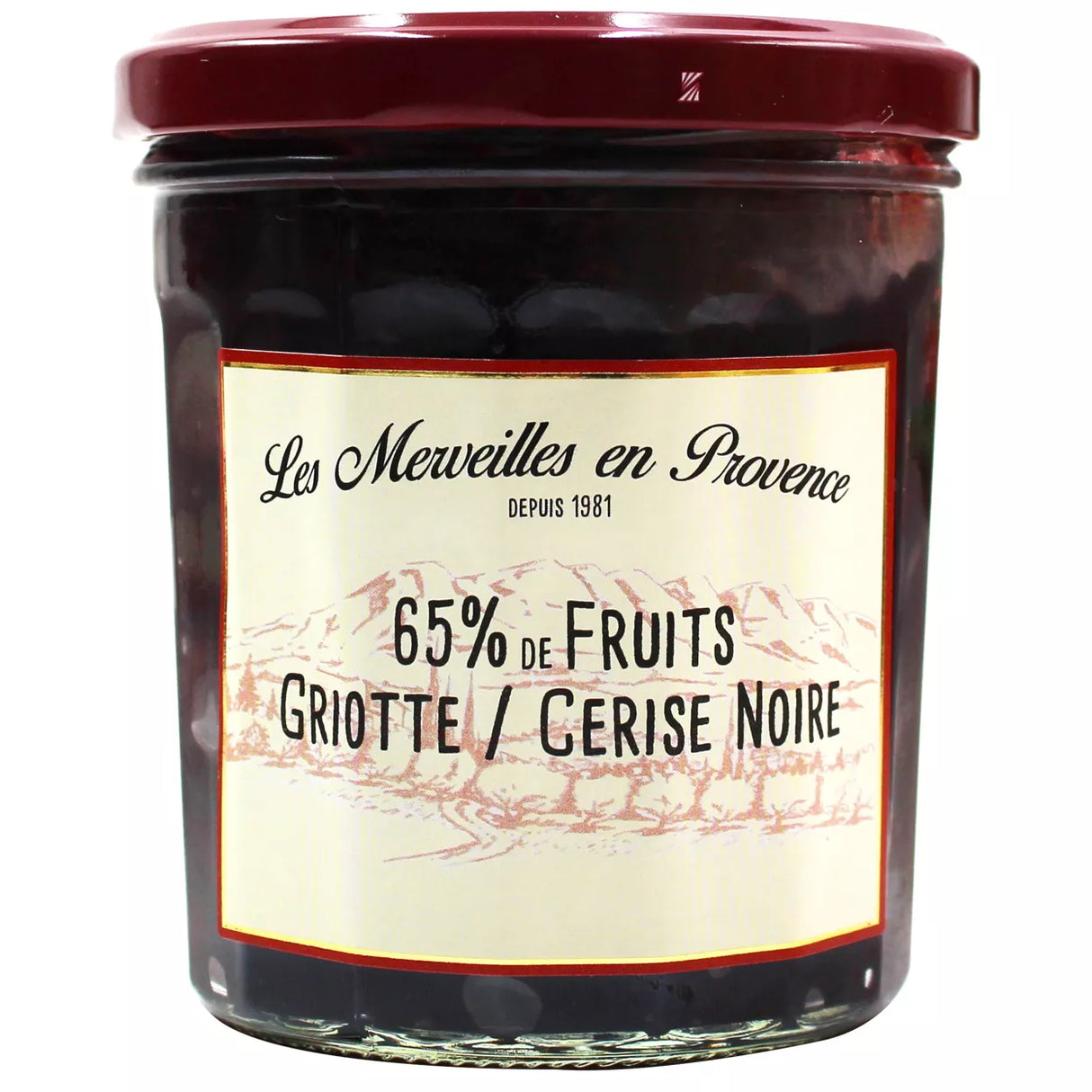 CONFIANCE 65% DE FRUITS GRIOTTE/CERISE NOIRE 350G
