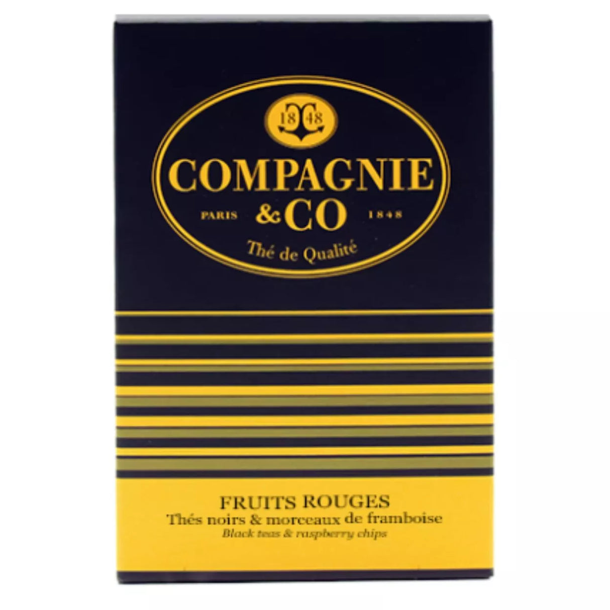 Compagnie & Co - Fruits Rouges - Thés Noirs & Morceaux de Framboise 25 sachets