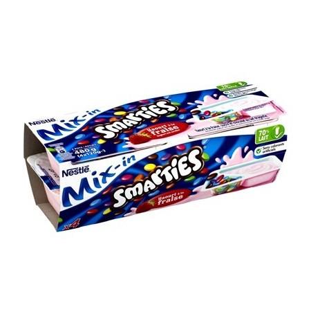 YAOURT SMARTIES à la fraise 4X120G