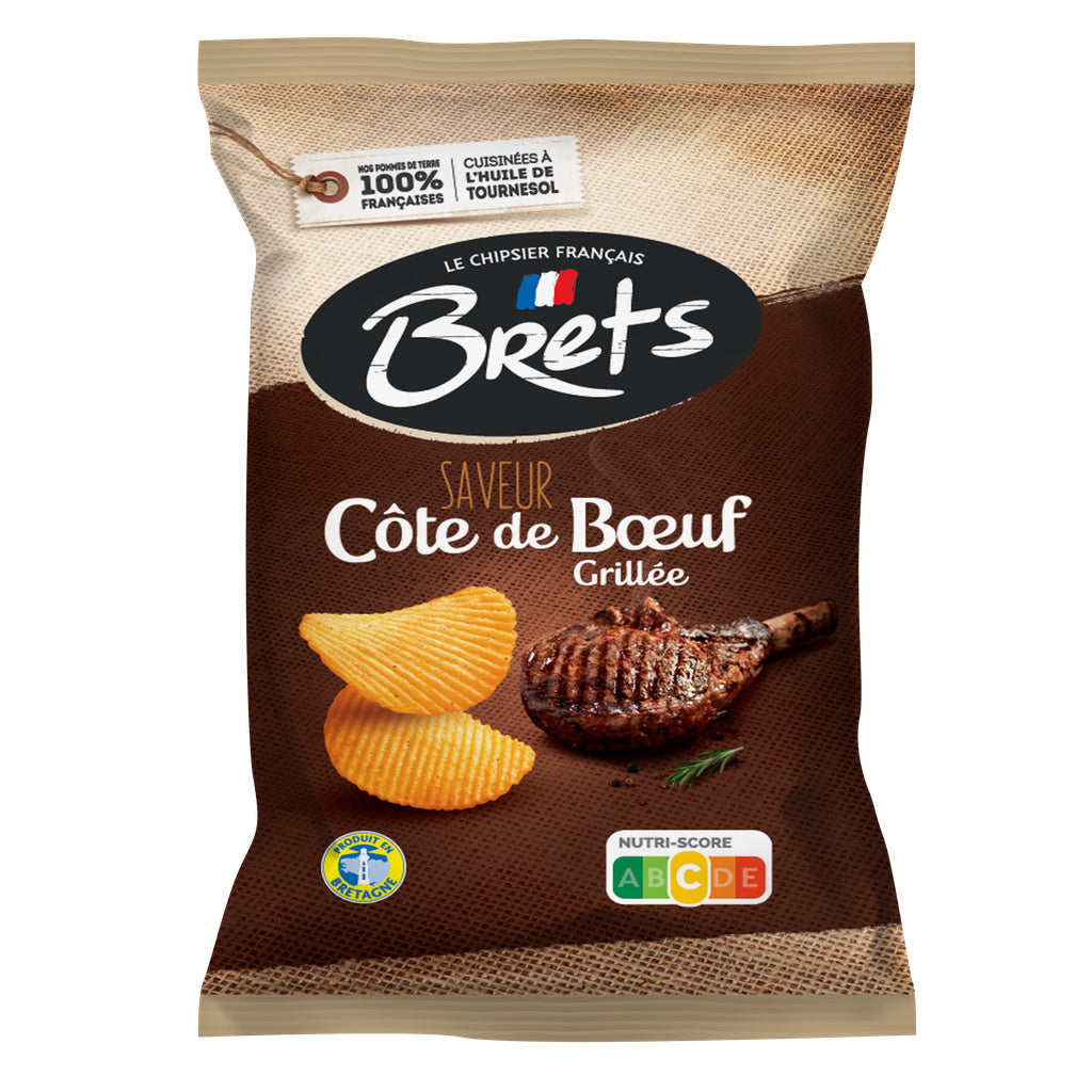 BRETS Chips Saveur Côte de Bœuf Grillée 125 g