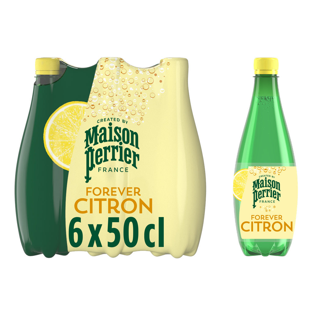 MAISON PERRIER FOREVER Boisson Gazeuse Aromatisée Citron 6 x 50 cl