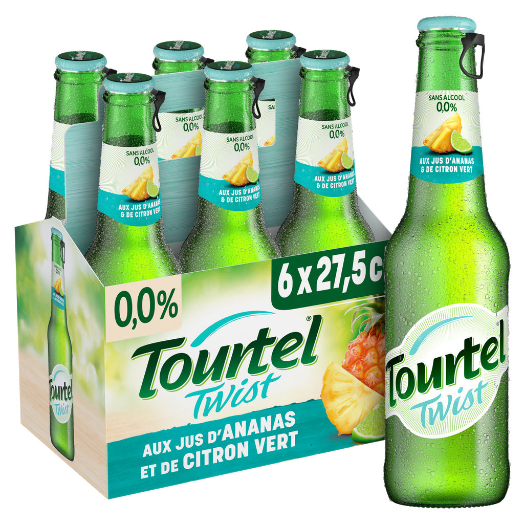 TOURTEL TWIST ANANAS 0.0 DEGRE ALCOOL 27,5 CL