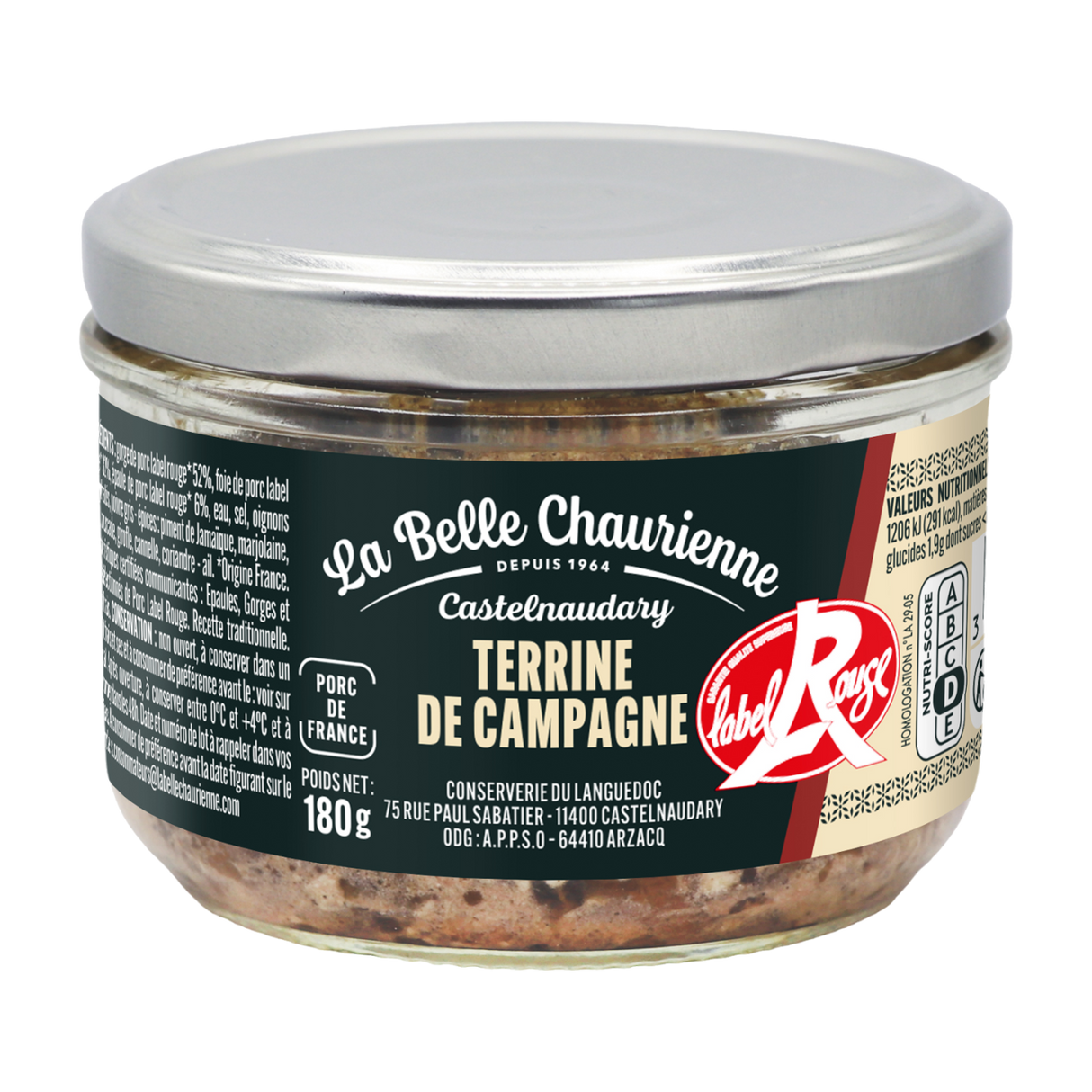 TERRINE DE CAMPAGNE LAB.ROUGE LBCH