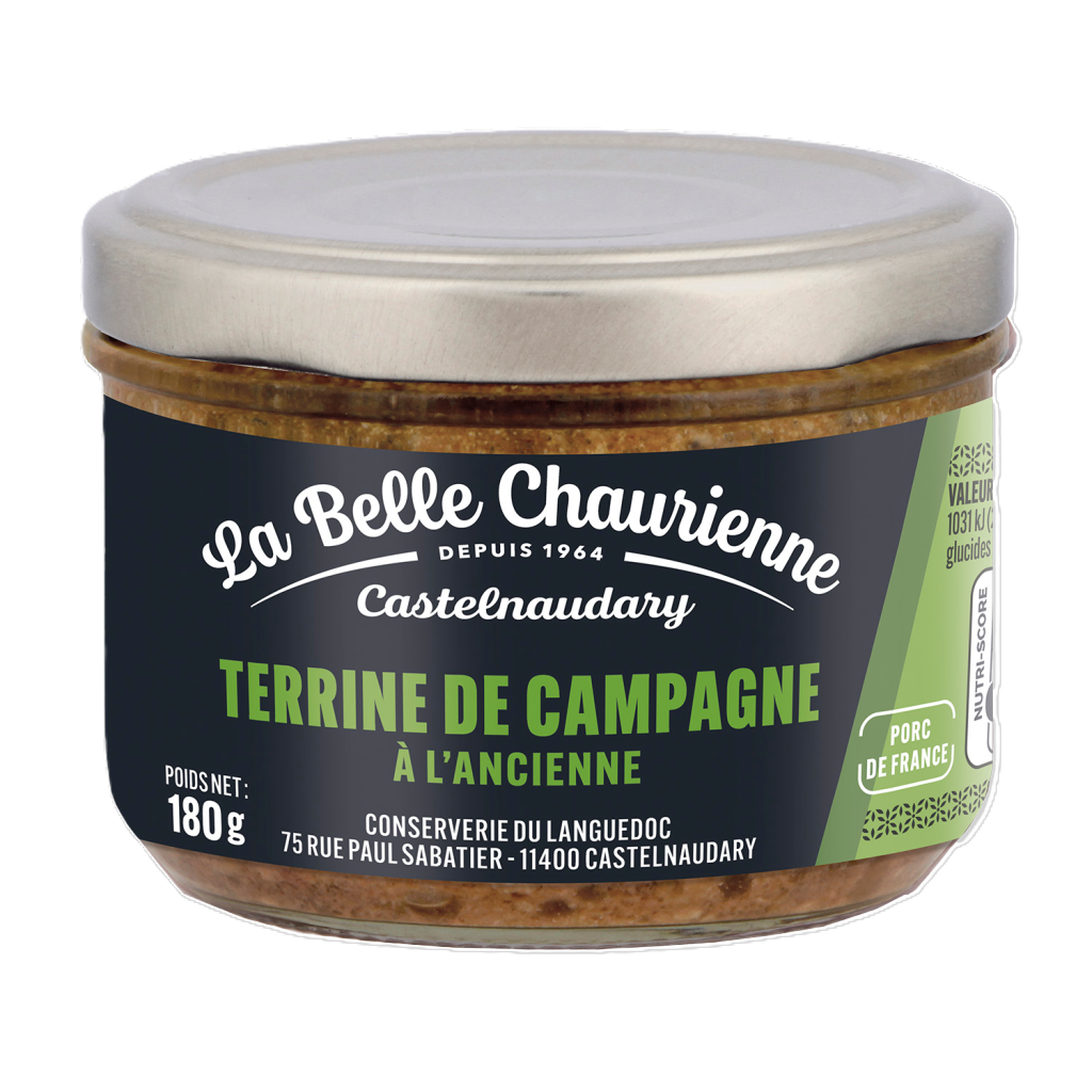 Terrine de Campagne à l'Ancienne - 180g - LA BELLE CHAURIENNE  