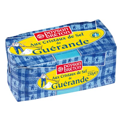Beurre aux Cristaux de Sel de Guérande 250G