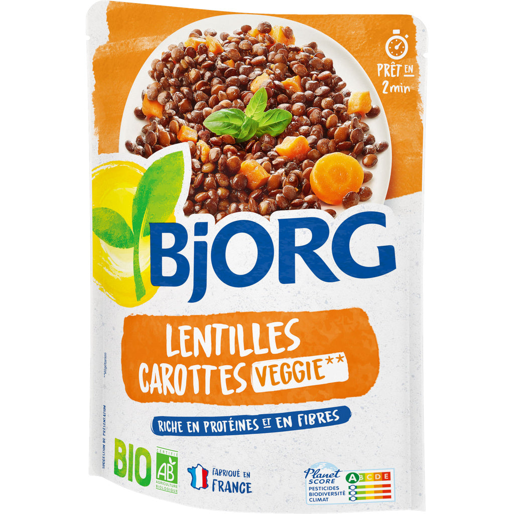 Pl.Cuisine Lentilles Carottes 250G Bio