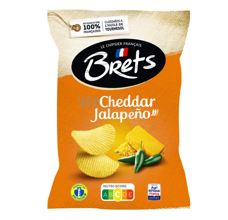 Chips Saveur Cheddar Jalapeno Brets