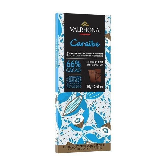 CHOCOLAT VALRHONA CARAIBE70G