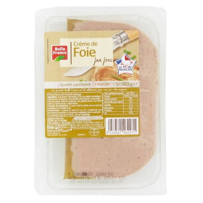 CRÈME DE FOIE PUR PORC 180G