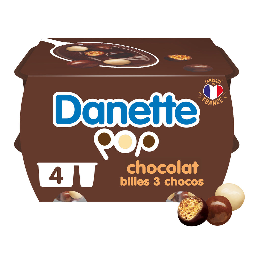 DANETTE POP 4 x CHOCO BILLS