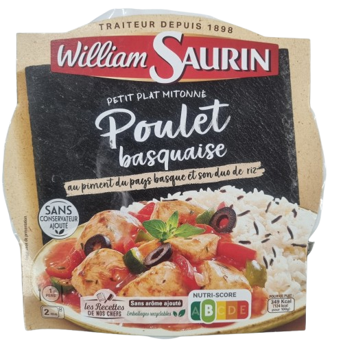 Poulet Basquaise Et Riz W.Saurin