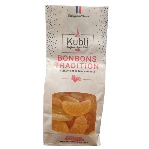 BONBONS TRANCHE ORANGE CITRON