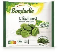 EPINARDS FEUILLES PRESERVEES 750G