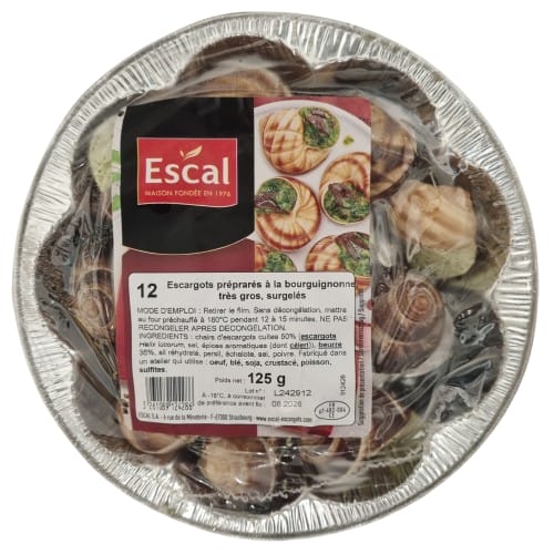 Escargots Prepare Bourguignonne X12