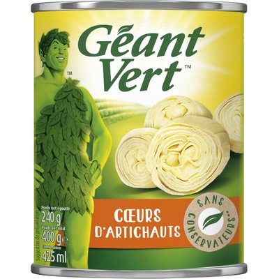 COEURS D'ARTICHAUTS GÉANT VERT