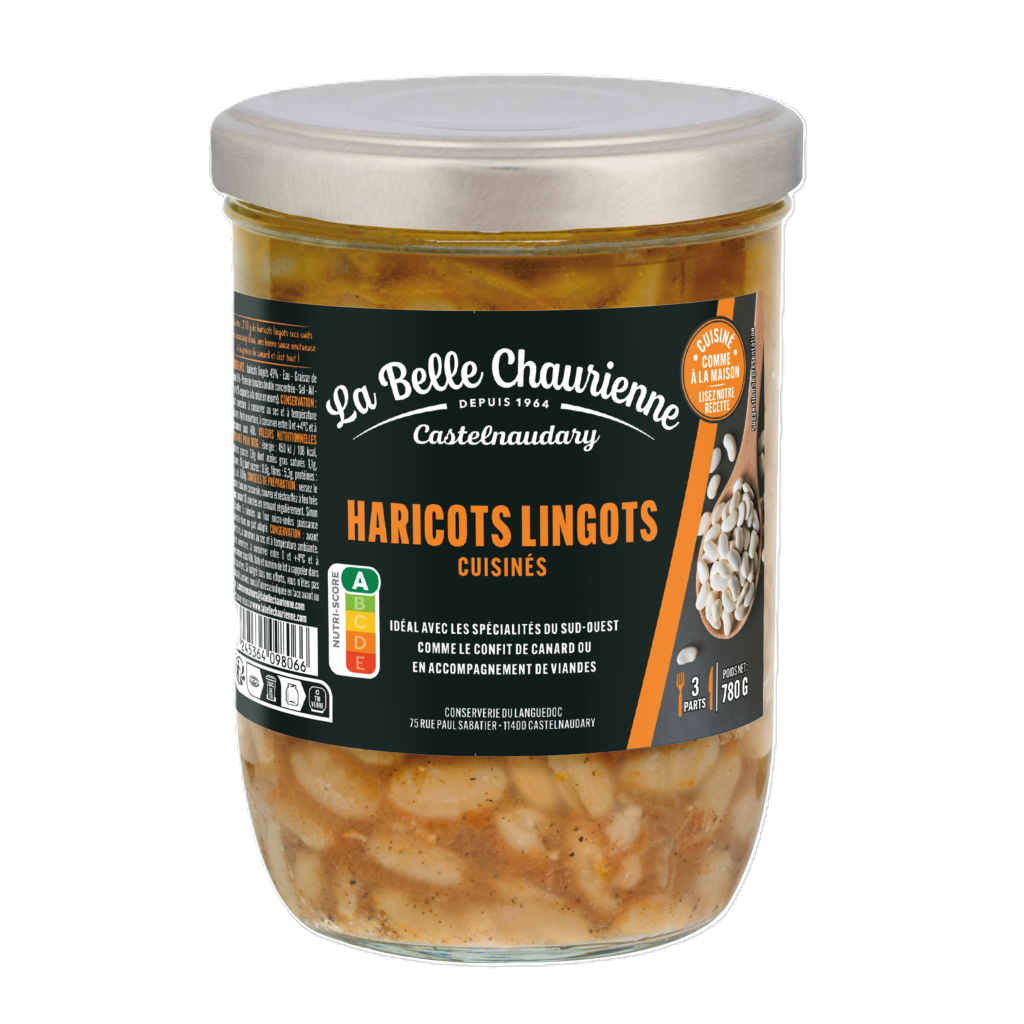 HARICOTS LINGOTS CUISINEES780G LBCH