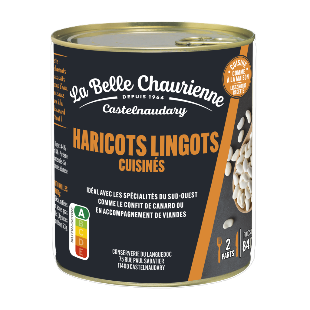 HARICOTS LINGOTS CUISINEES840G LBCH