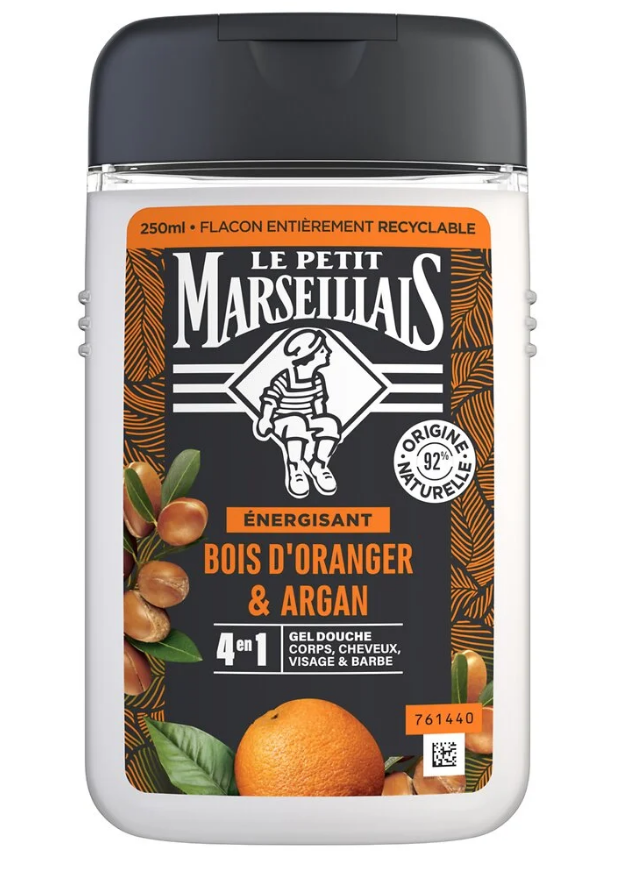 GEL DOUCHE BOIS D'ORANGER & ARGAN 250ML LPM