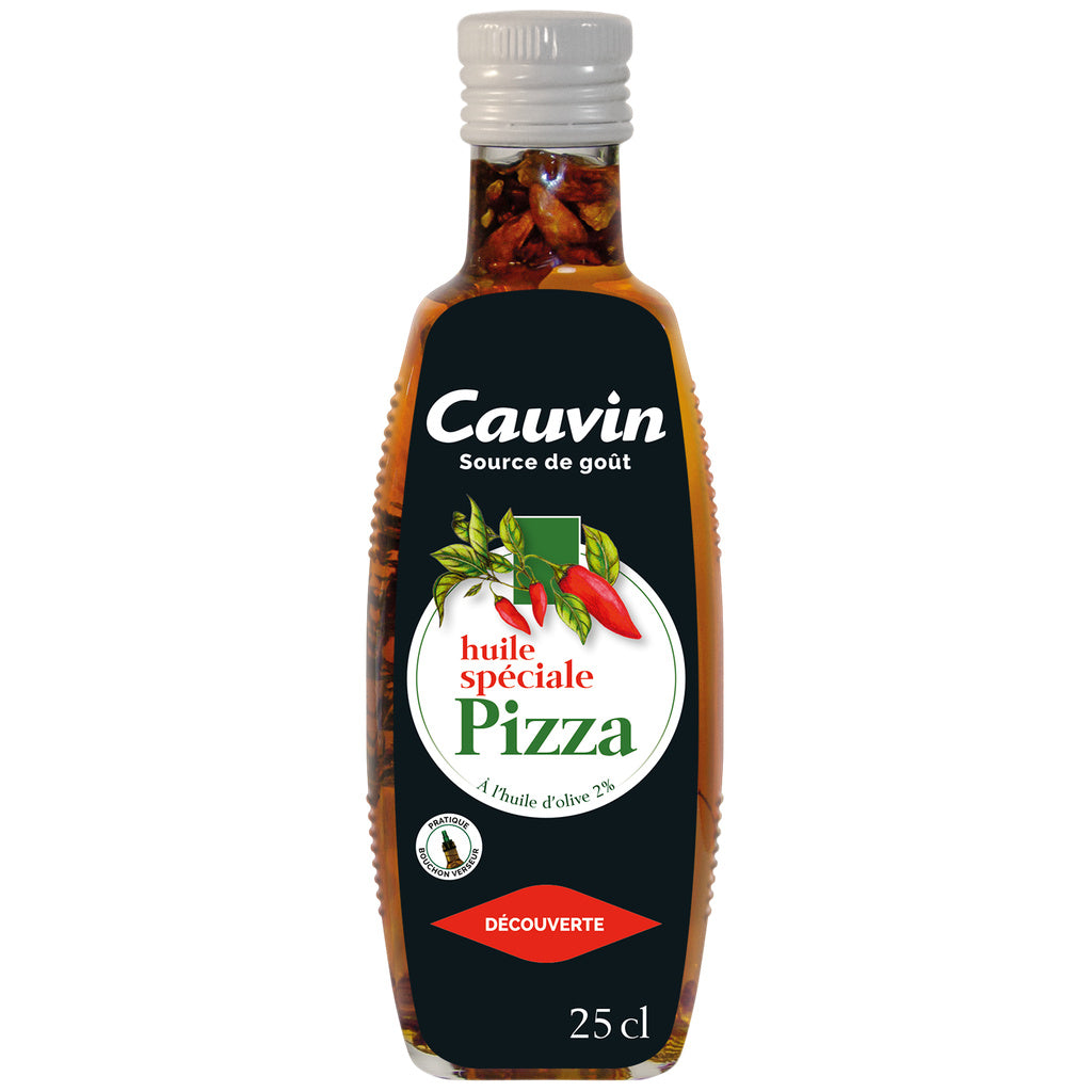 HUILE SPÉCIALE DE PIZZA 25CL CAUVIN