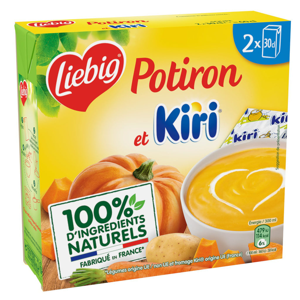 SOUPE POTIRON ET KIRI 2X30CL LIEBIG