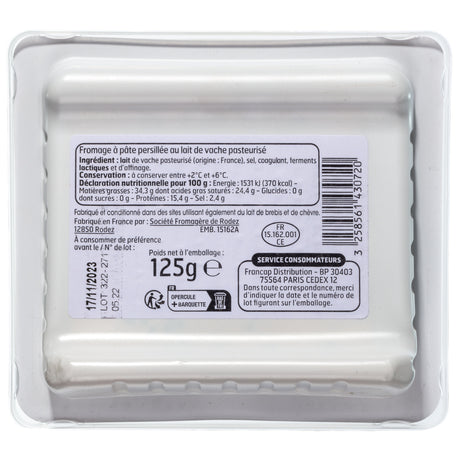 Bleu Fondant Intense 125G Bf