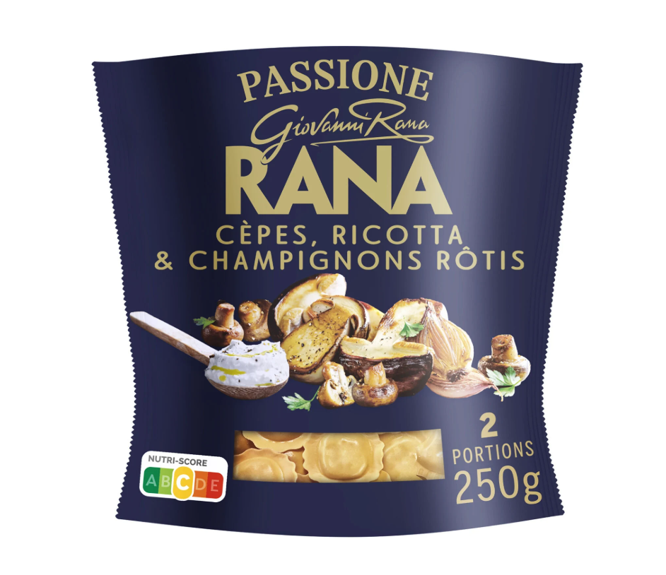 Ravioli Cepe Champ Ricota Rana