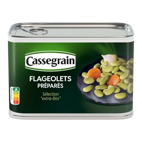 Flageolets Préparés extra-fins 465G Cassegrain