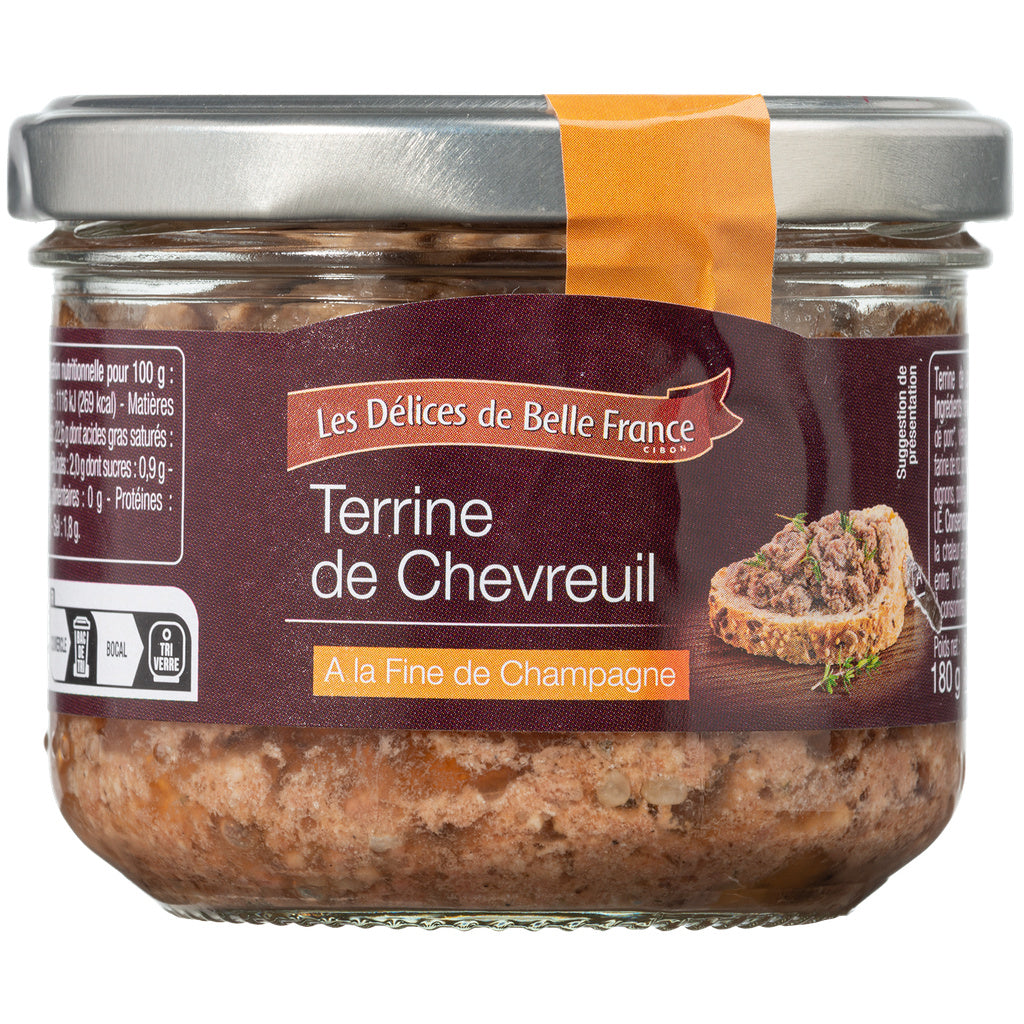 TERRINE DE CHEVREUIL FINE CHAMPAGNE