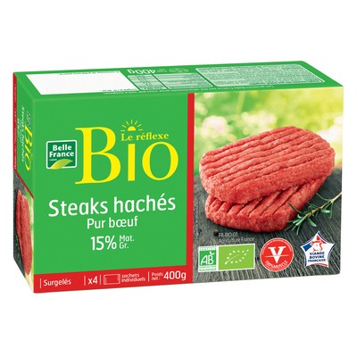 Steaks Hach Pur Boeuf Bio