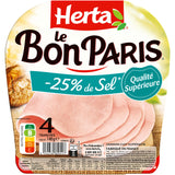 Jambon Le Bon Paris -25% Sel 4Tr. Herta