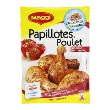 Papillotes Poulet Paprika&Tomate