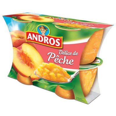 Dessert Fruitier Peche Morceaux