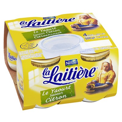 Le Yaourt Citron -4x 125g- LA LAITIÈRE