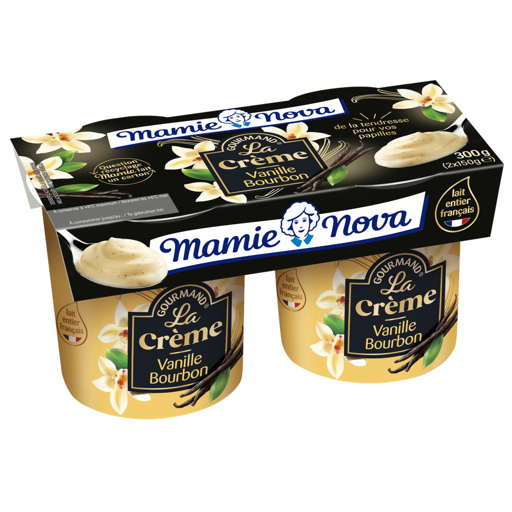 MAMIE NOVA Crème Gourmande Vanille Bourbon 2x150g
