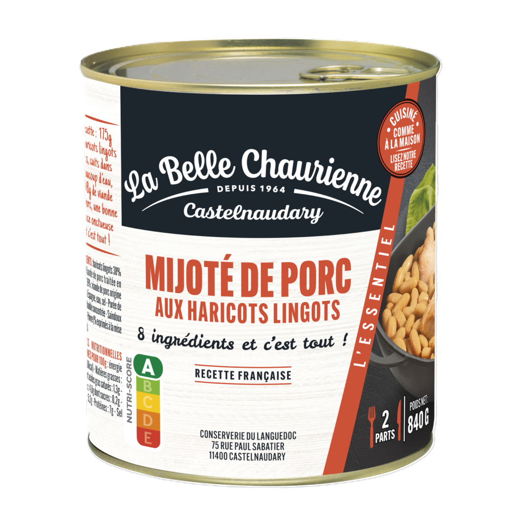 MIJOTE DE PORC AUX HARICOTS840G