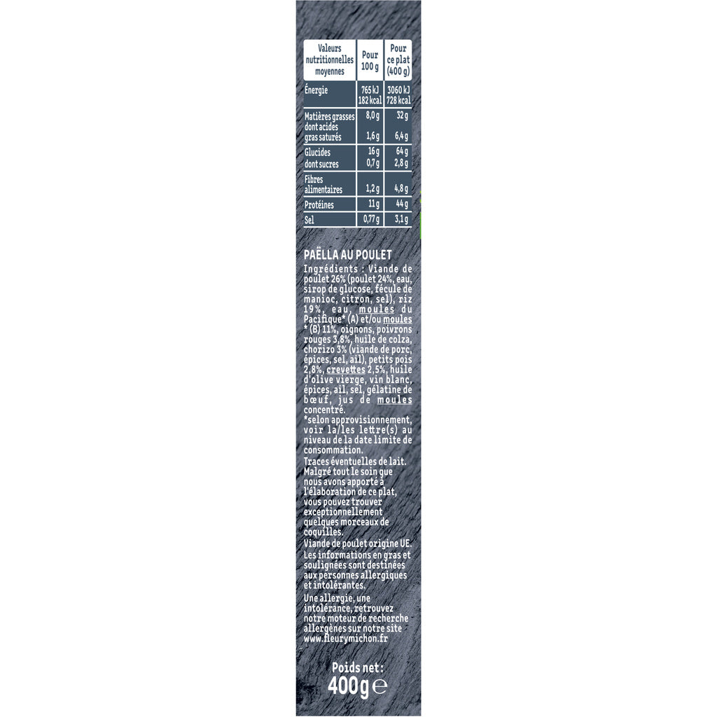 La Paëlla Valenciana 400 g FLEURY MICHON