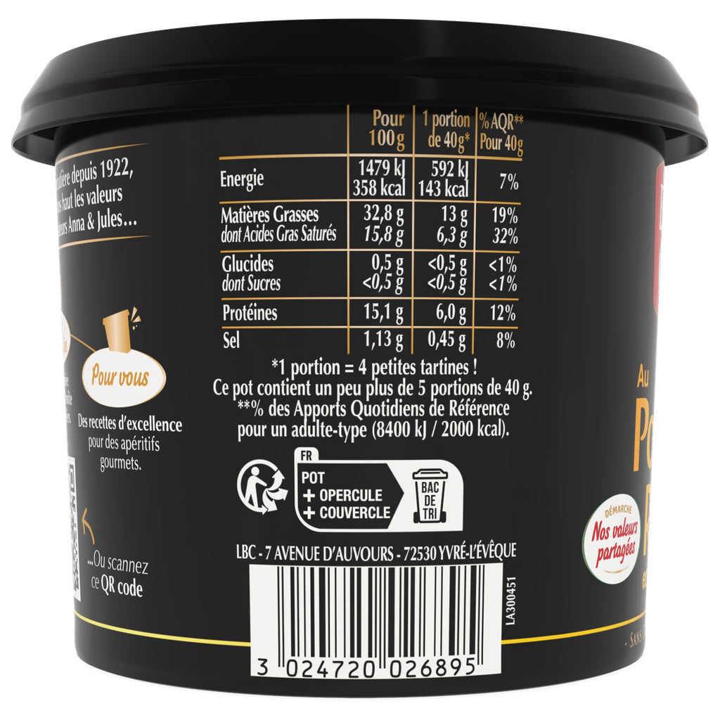 BORDEAU CHESNEL Spécialité Charcutière au Poulet Roti en Cocotte 220G