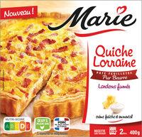 Quiche Lorraine Lardons Fumés -400g- MARIE