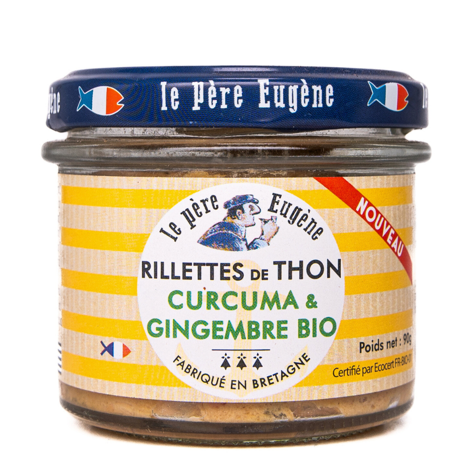 Rillettes de Thon Curcuma & Gingembre BIO 90G