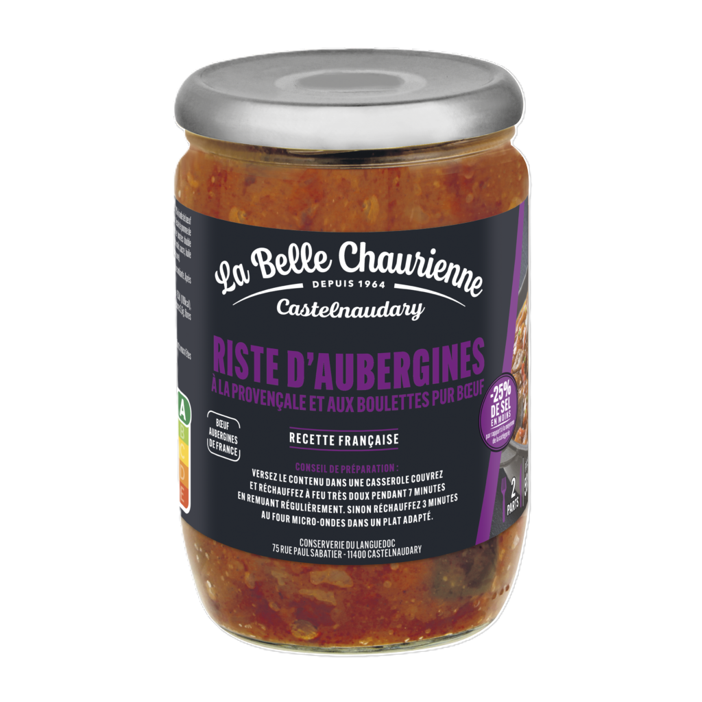 RISTE D'AUBERGINES AU BOULETTES585G