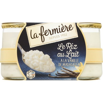 RIZ AU LAIT VANILLE 2X160G LA FERMIÈRE