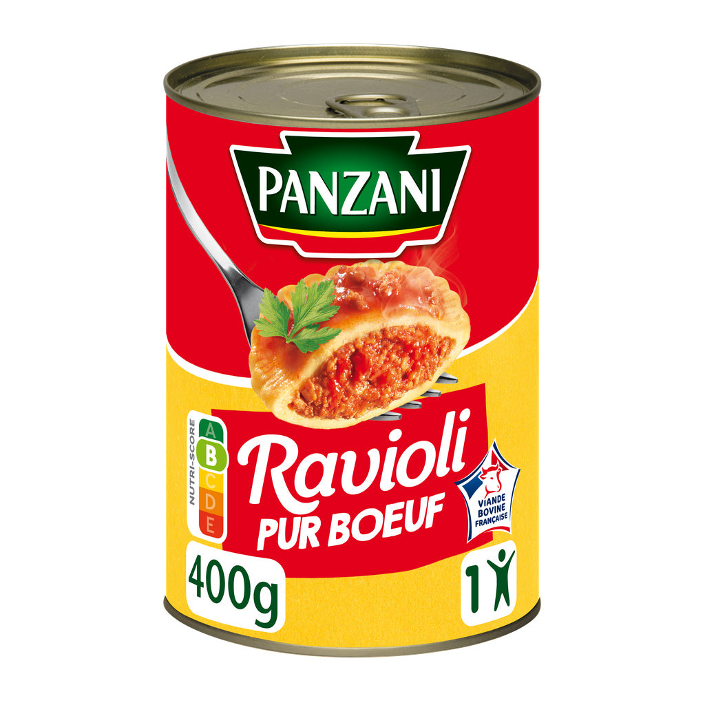 RAVIOLI PANZ PUR BOEUF400G