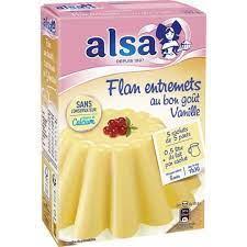 FLAN ENTREMETS AU BON GÔUT VANILLE 192G ALSA