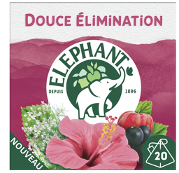 DOUCE ÉLIMINATION ELEPHANT 20X SACHETS