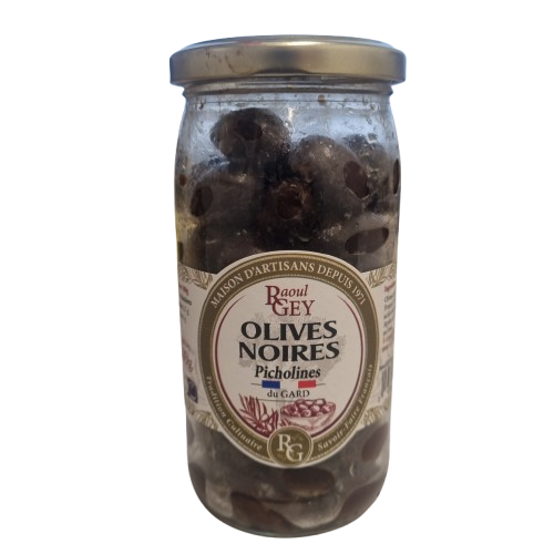 Olive Noire Picholine - RAOEL GEY - 37cl / Poids net 200g
