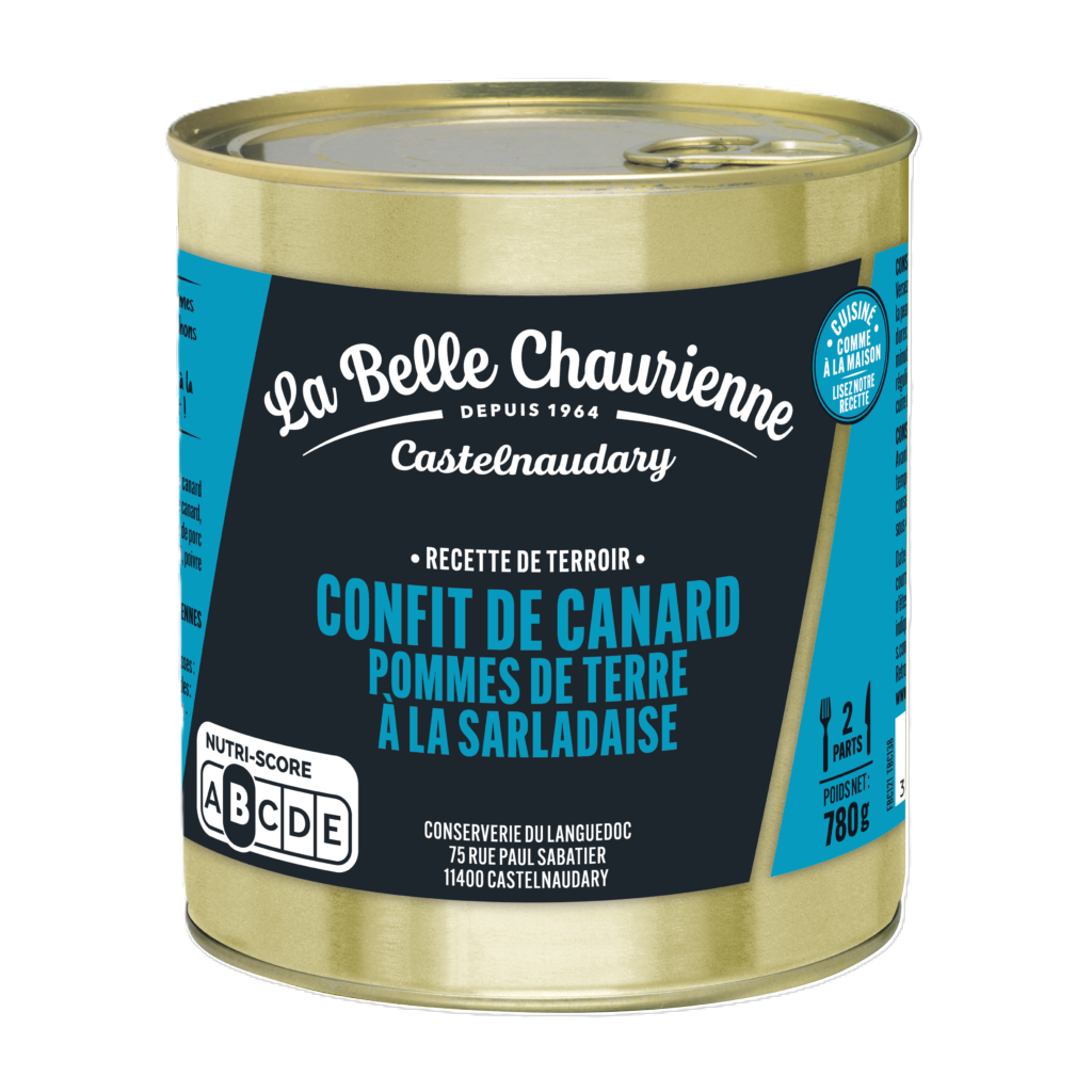Confit De Canard Pommes de Terre à la Sarladaise 780G LBC
