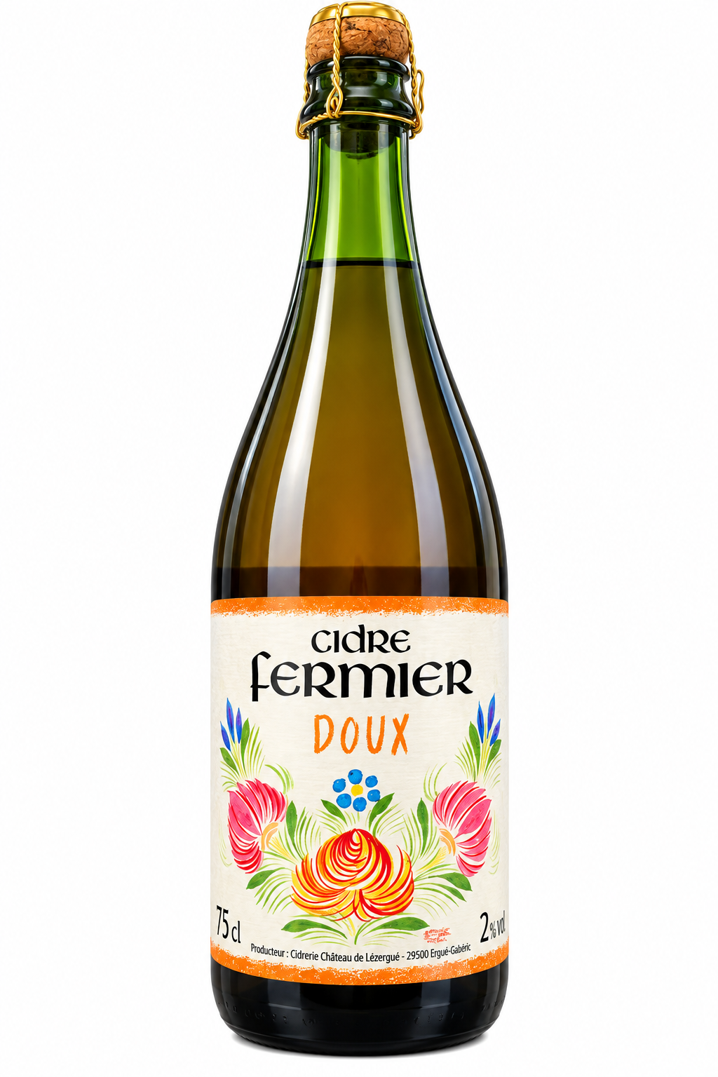 CIDRE FERMIER DOUX 2%vol.