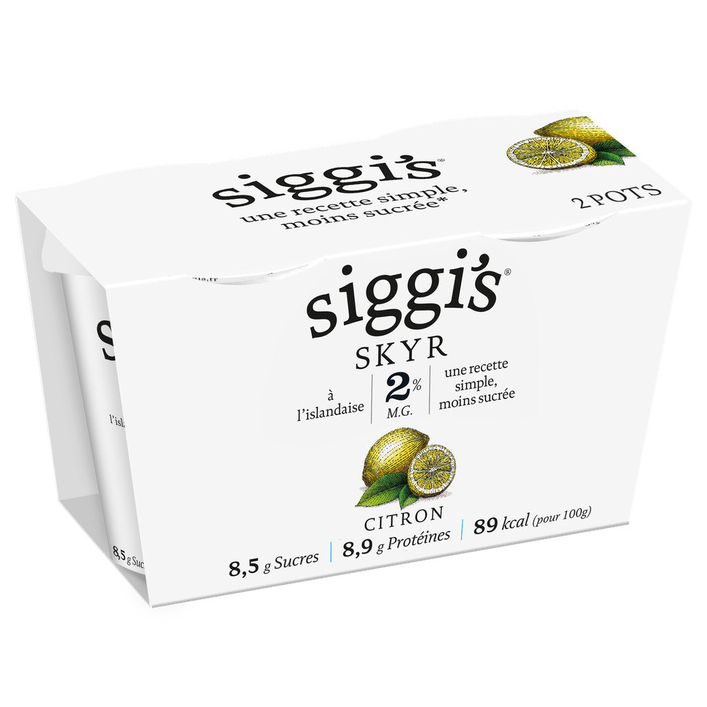 Skyr Citron SIGGI'S 2x